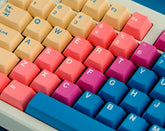 Vilebloom Colorful Gradient Keycaps | Cherry Profile Keycaps Set | PBT Material | Keycaps For MX Switch | GMk Clone Artisan Keycap Set